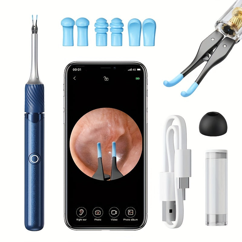 FONSI Smart Ear Wax Removal Kit with Camera and Wireless Otoscope TJR2V5Q