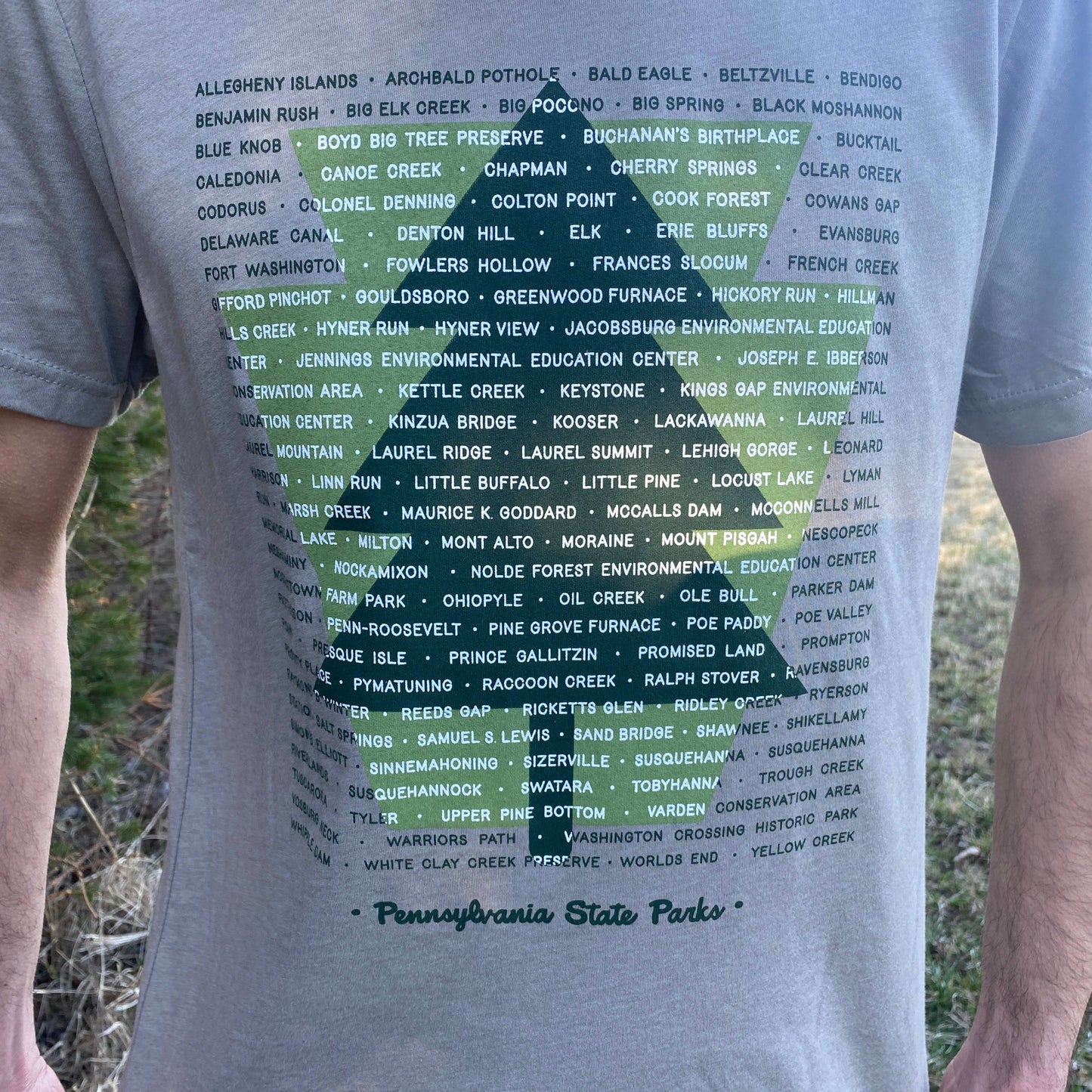 Lightning Bug Gift Co. - Pennsylvania State Parks T-shirt: Large