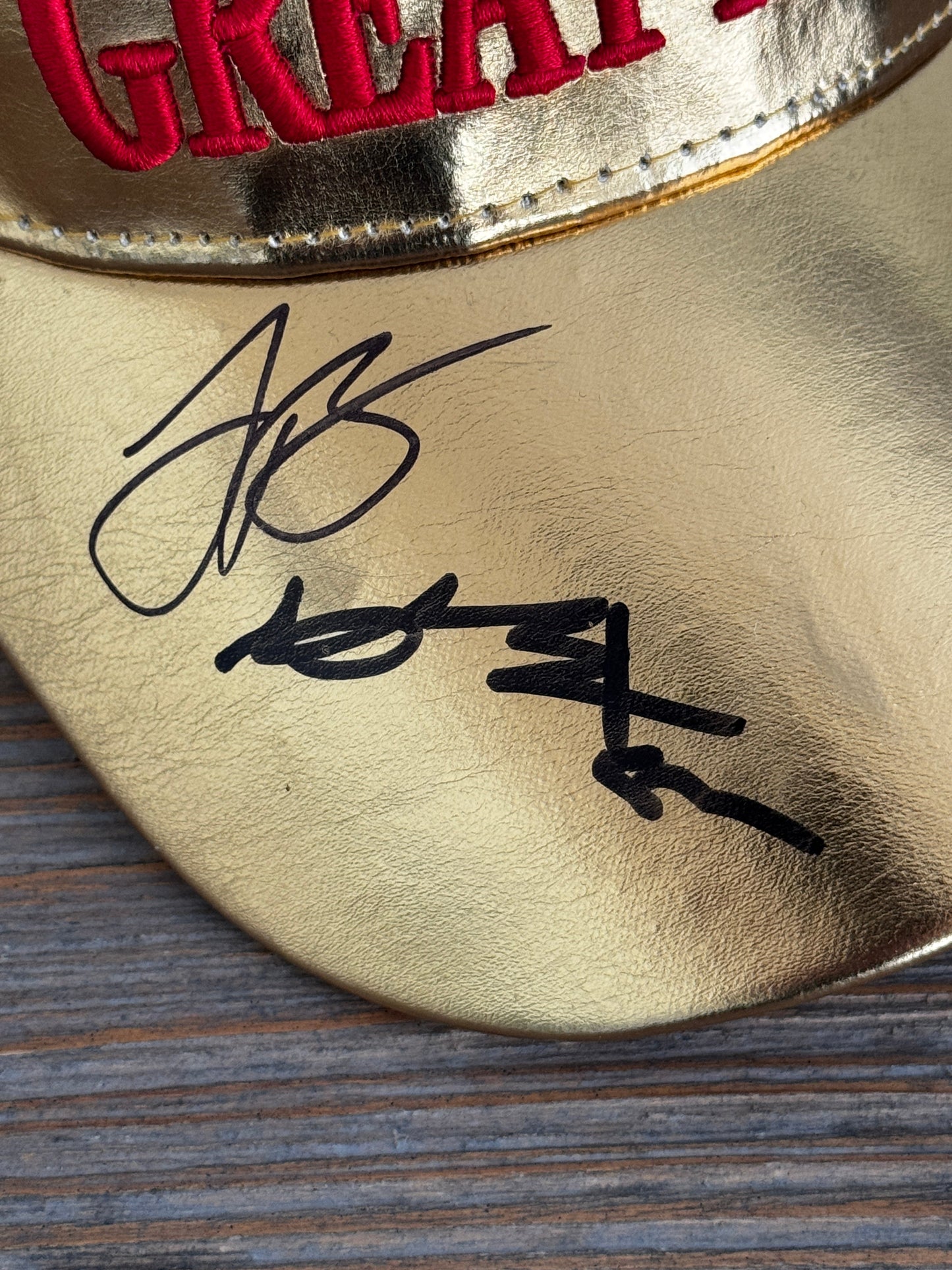 Make America Great Again Hat signed LeVeon Bell- Antonio Brown