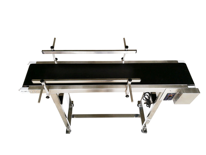 110V 1.2m PVC Conveyor Double Guardrail 20cm