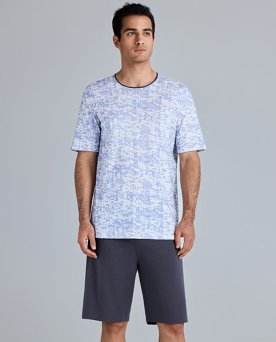 Aimer Men Algae Sleepwear Shorts