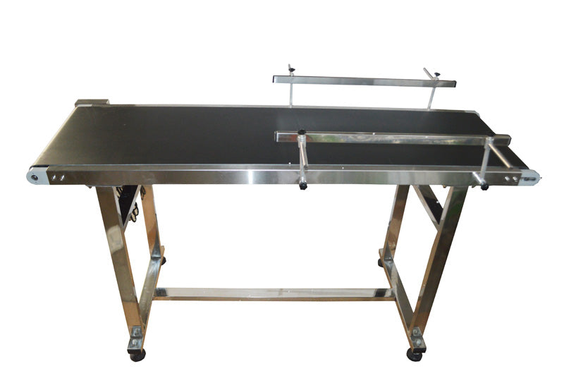 110V 1.5m PVC Conveyor Double Guardrail 40cm