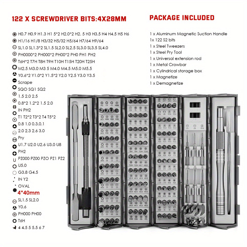 Precision Screwdriver Set 128 Piece - APS12