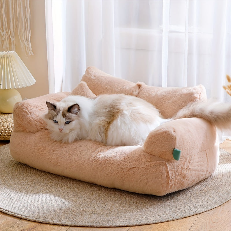 Luxury Plush Cat Bed - 2DS3