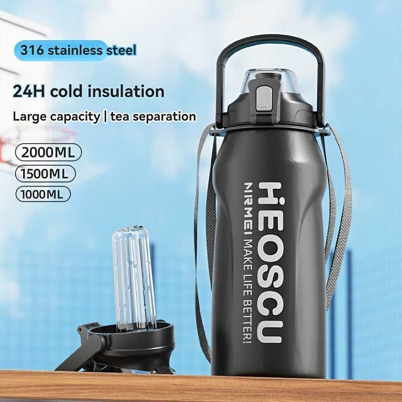Stainless Steel Insulated Water Bottle, 24hr Heat & 48hr Cold TJR1W2B