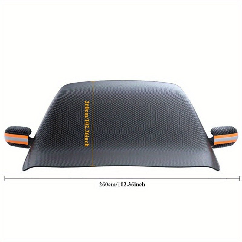 Universal Polyamide Car Sunshade, Magnetic Frost Cover TJR8L5D