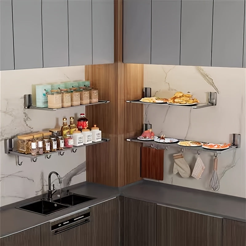 WallMounted Folding Kitchen Rack-B411