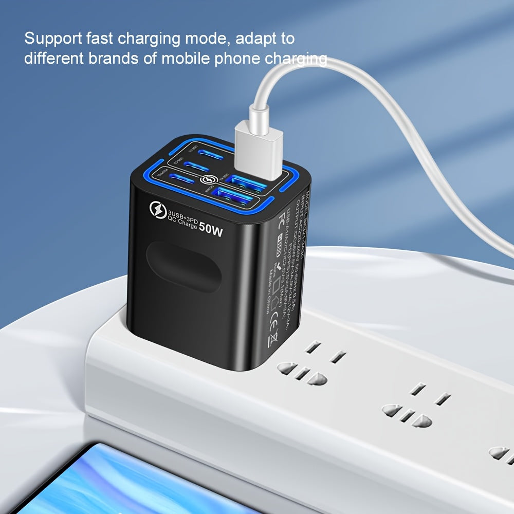 KAXOE 50W Fast Charging USB C Charger, QC 3.0 TJR3P9X