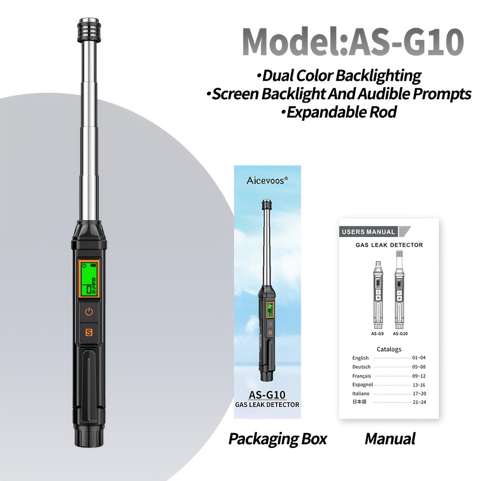 Aicevoos Gas Leak Detector, High Sensitivity TJR6L3P
