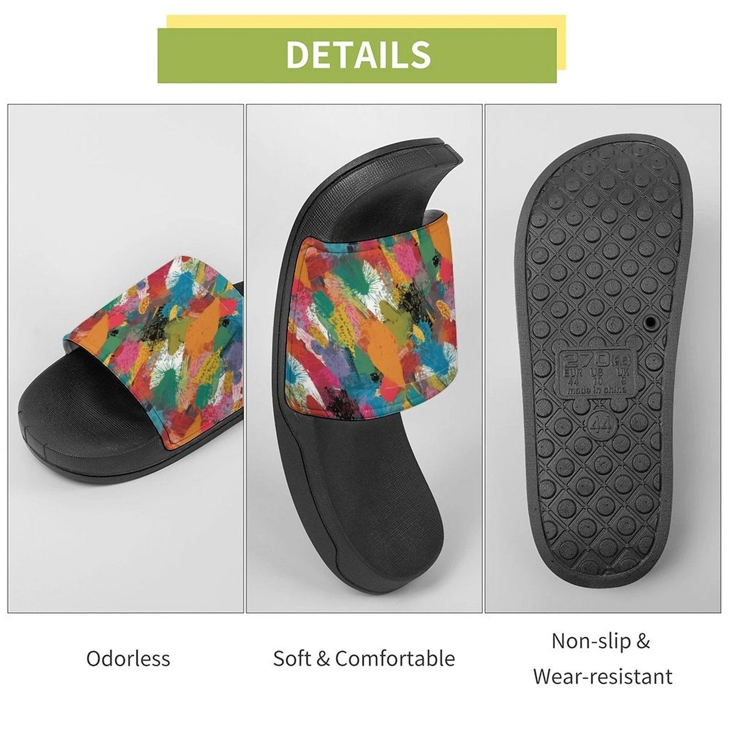 Personalized Casual Unisex PVC Slippers