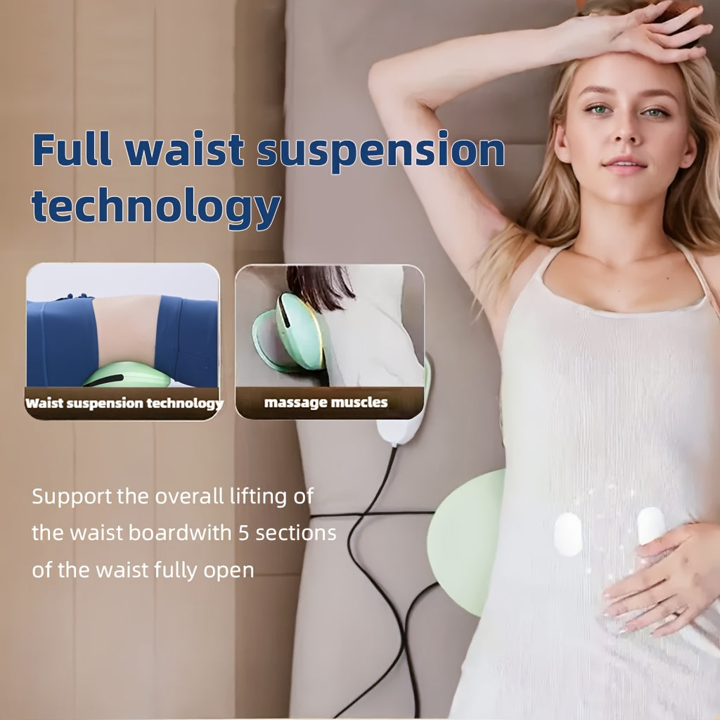 Electric Lumbar Massager with Heat, USB Rechargeable TJR5M8P