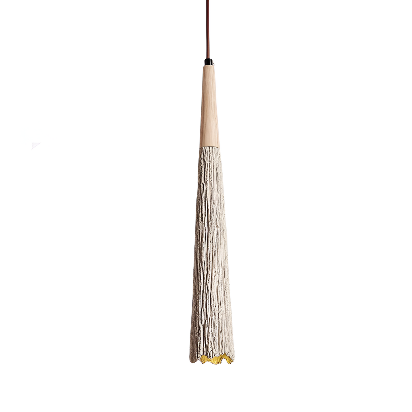Cream Wabi-Sabi Cement Pendant Light With E27 LED Light