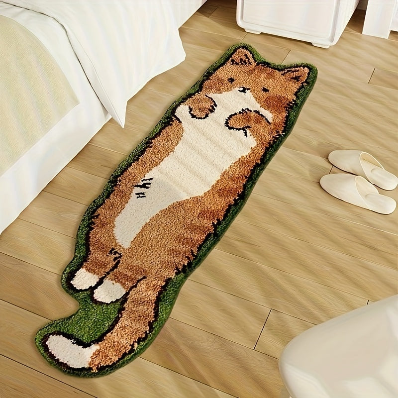 Cartoon Cat Shaped Area Rug - V3NJ
