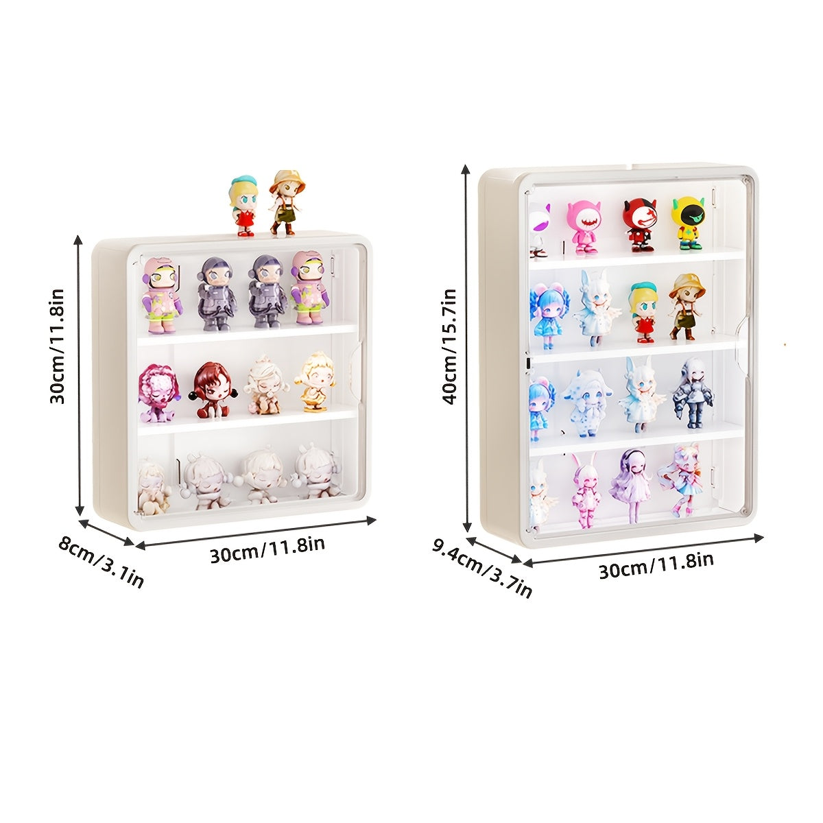 PET Material Wall-Mounted Hand Organizer Display Case - SF3K