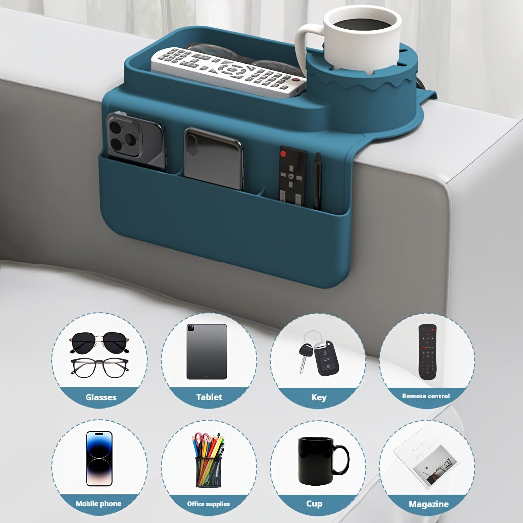 Silicone Sofa Armrest Cup Holder  Multifunctional Coaster-WX0J
