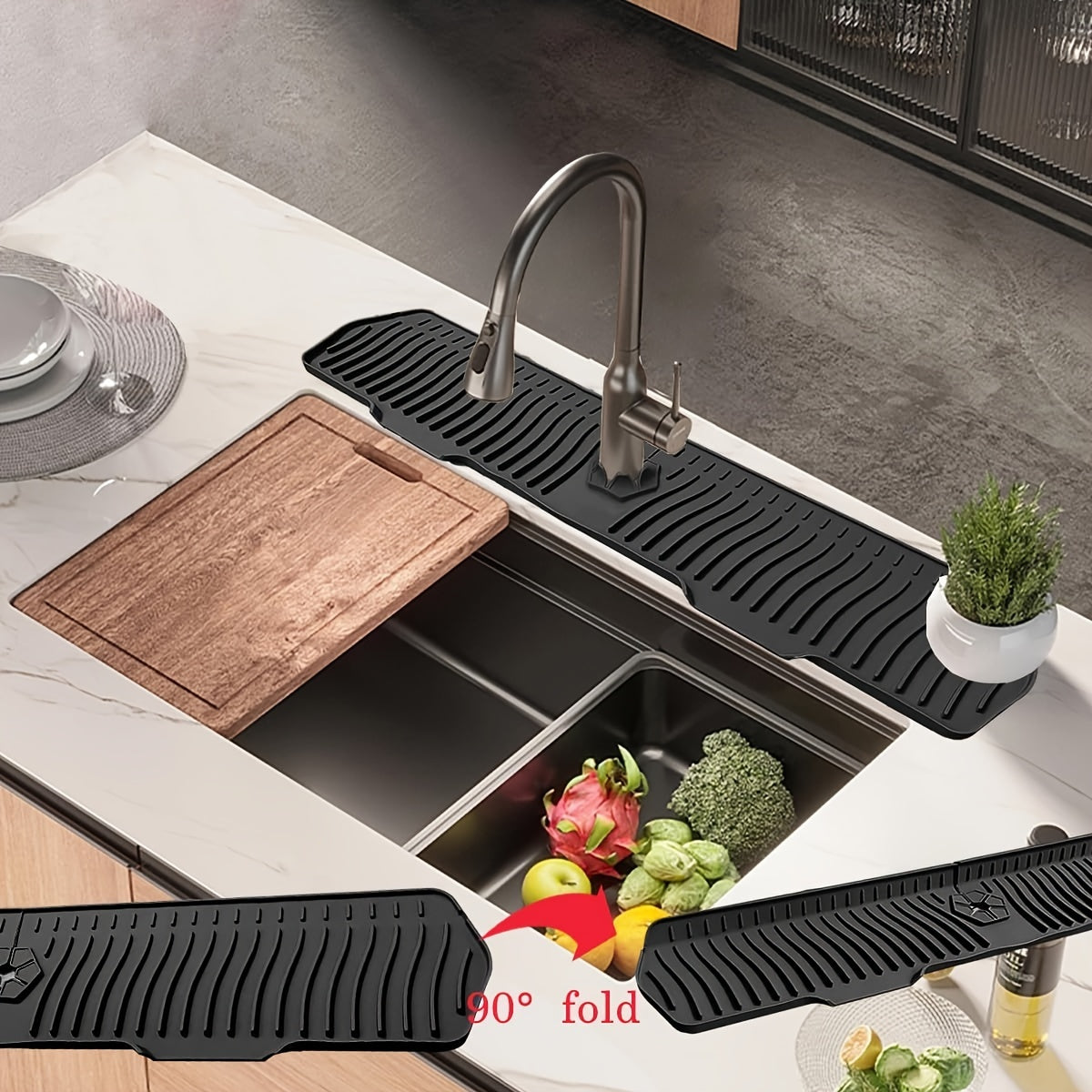 Silicone Sink Splash Guard- HMT21SG