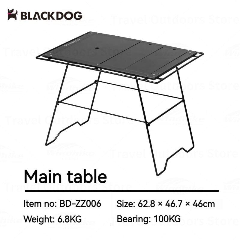 BLACKDOG IGT Camping Combination Table Modular Multi-setting Folding Table Outdoor BBQ Picnic Table Shelf With Storage Bag Load Bearing Up To 100kg