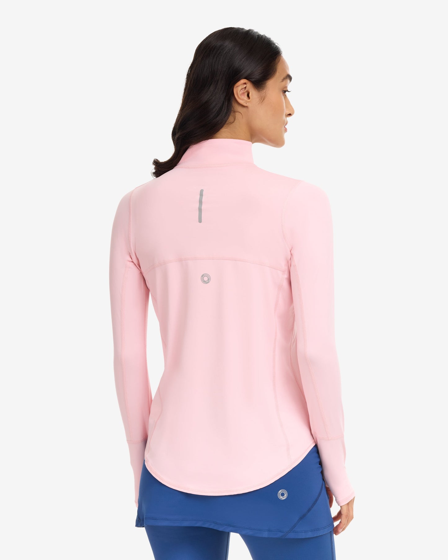 WOMEN'S QUARTER ZIP POLO (8003)