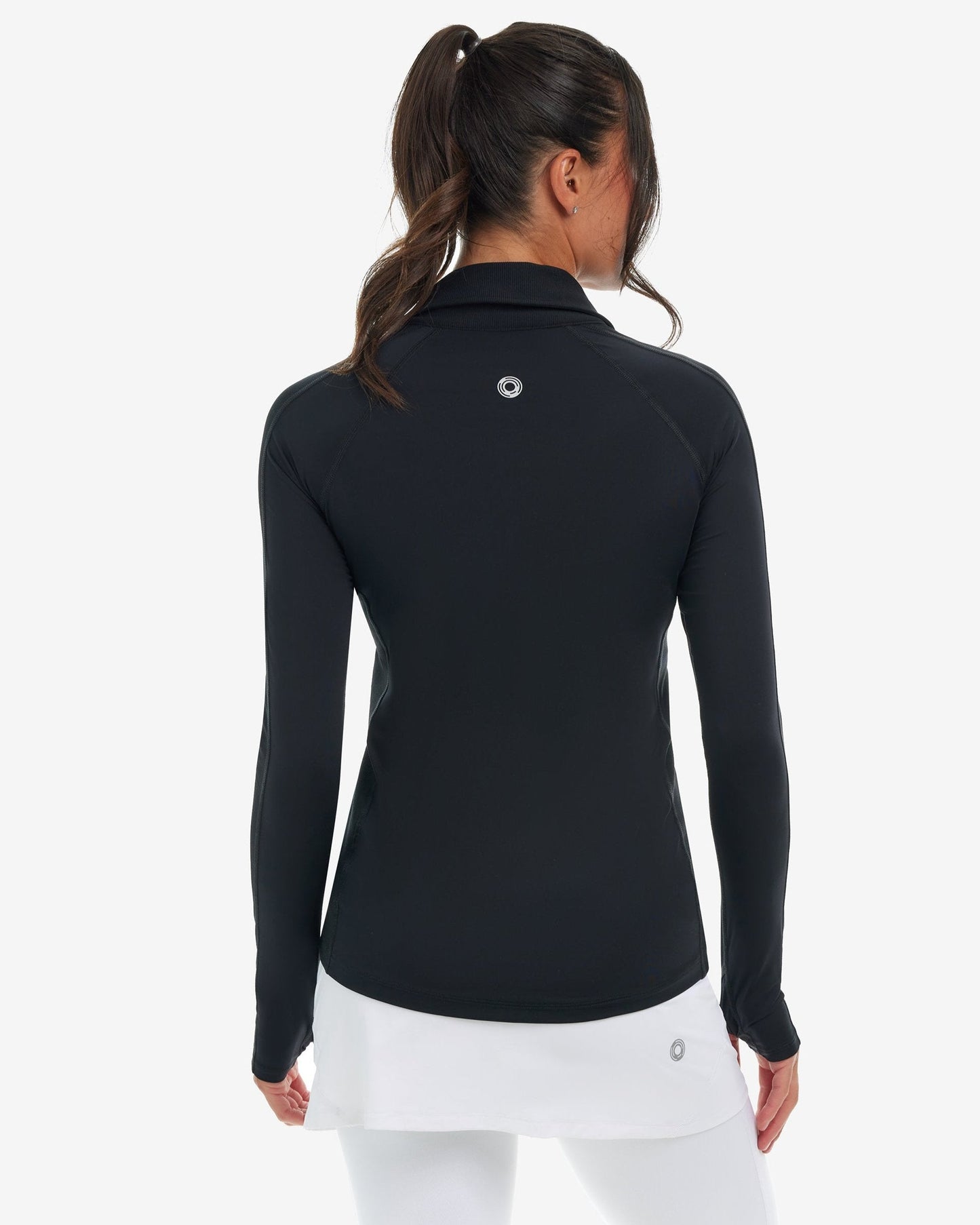 WOMEN'S QUARTER ZIP POLO (8003)