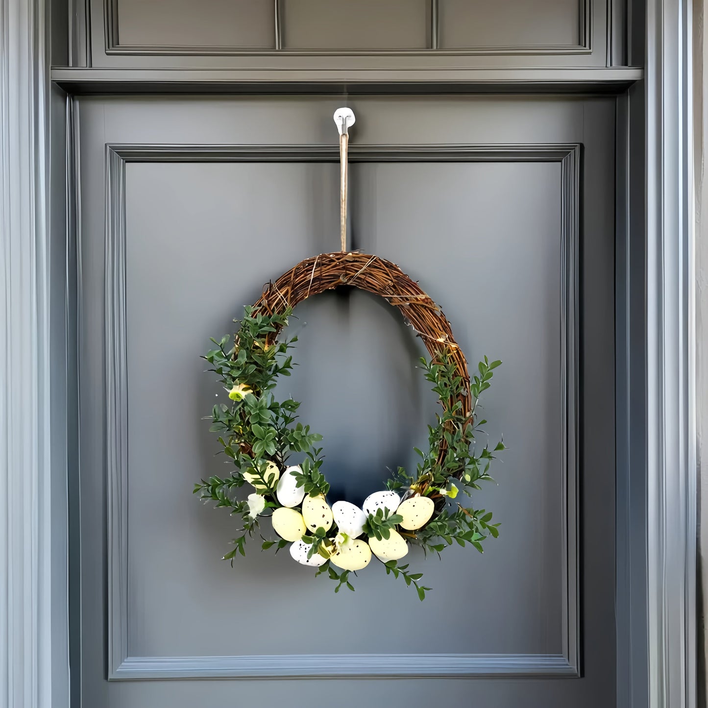 Elegant 11-Inch Floral Wall Decor - O2EC