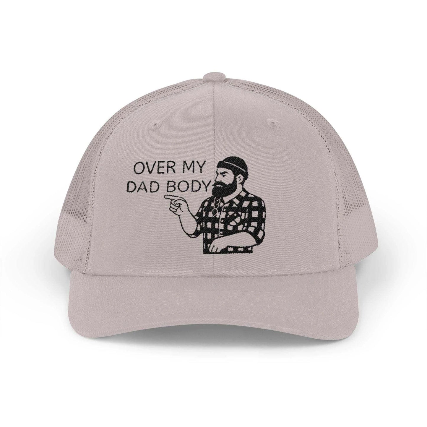 Maximalist AOP Trucker Snapback for Urban Streetwear Collectors — Bold Branded Half-Mesh Cap, Adjustable Festival Street Style Headwear Statement