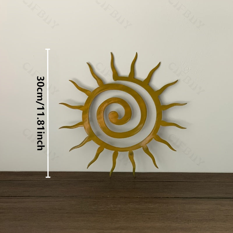 Antique Coiled Star Metal Wall Art - G7TB