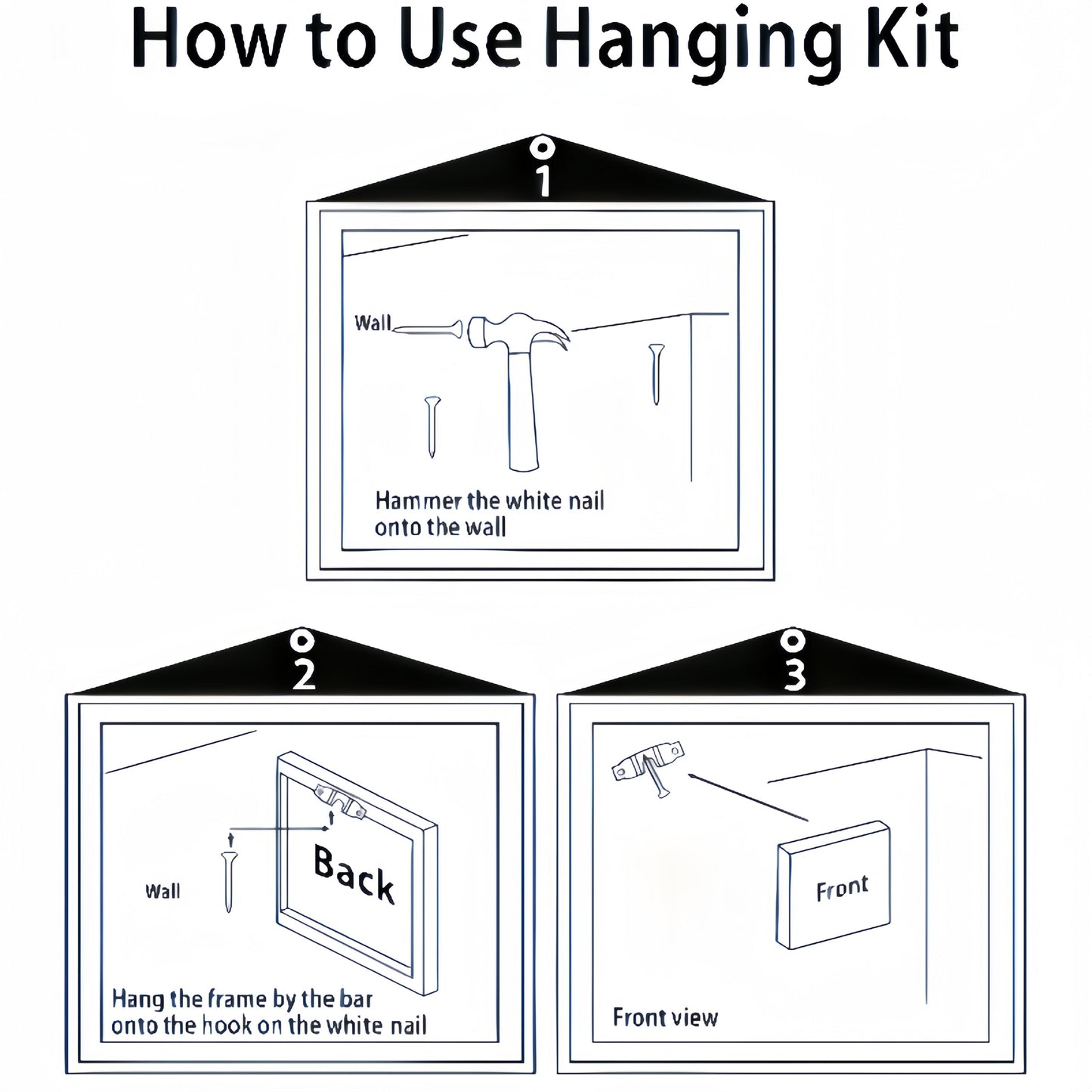 Modern 3D HD Three Piece Mural- HMT21HH