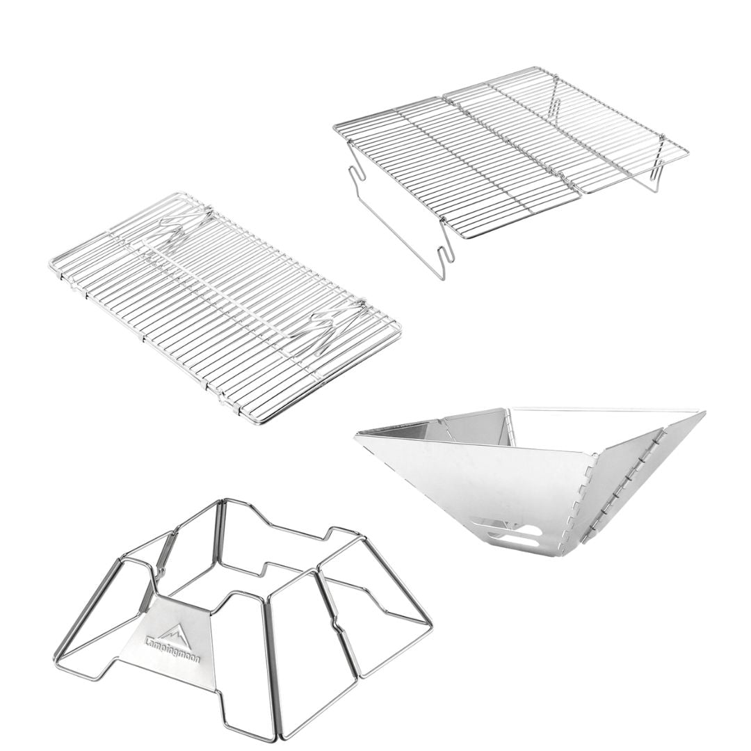 Campingmoon MT-2 Foldable Barbeque BBQ Grill - Medium