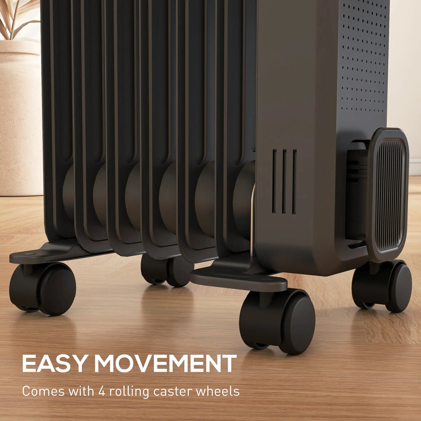 Homcom 1.5 kW Portable Oil Filled Radiator