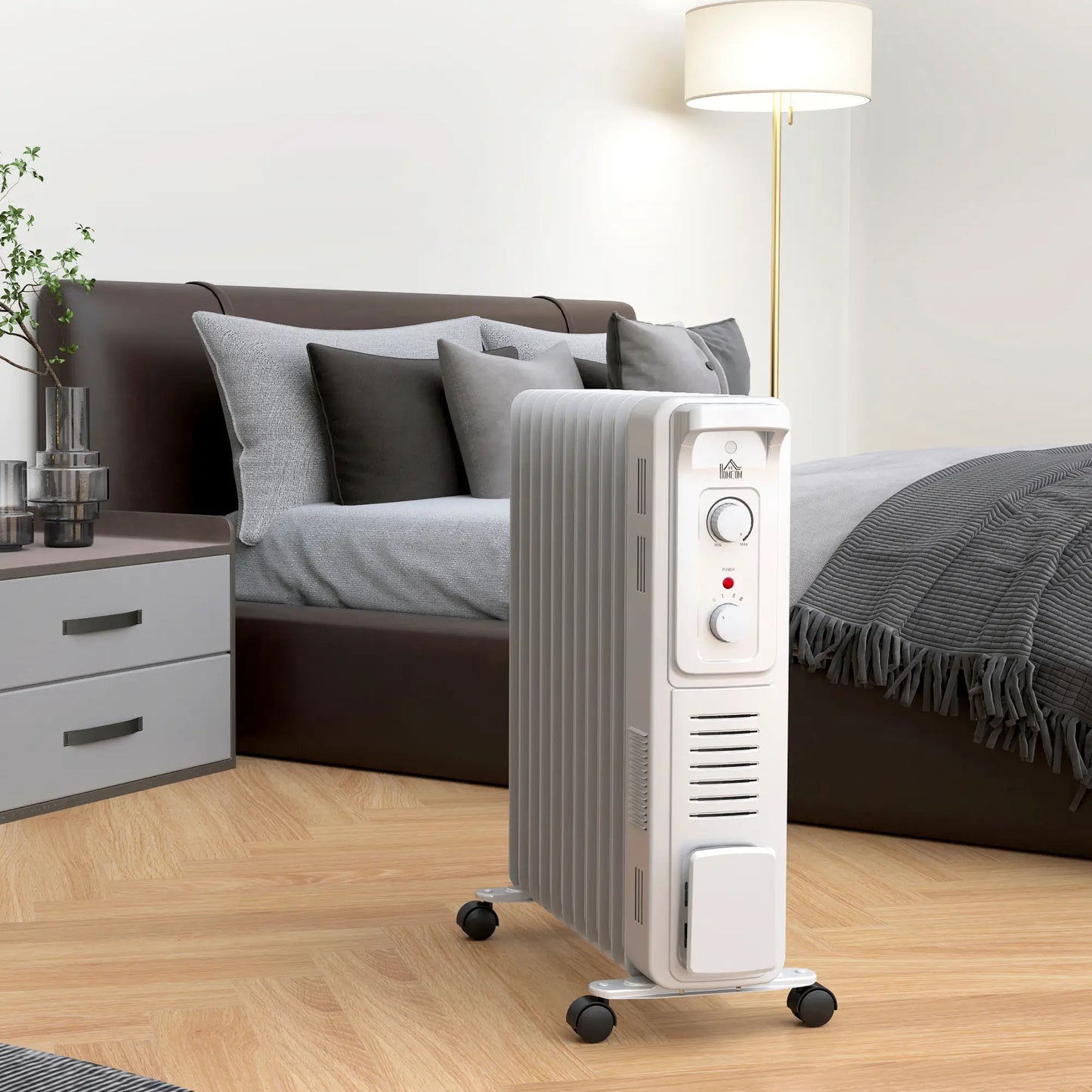 Homcom 2.5kW Portable Oil Filled Radiator