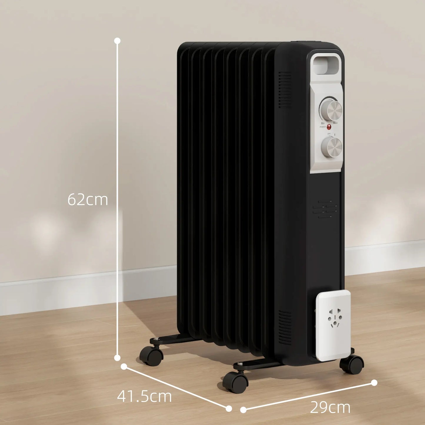 Homcom 2kW Portable Oil Filled Radiator