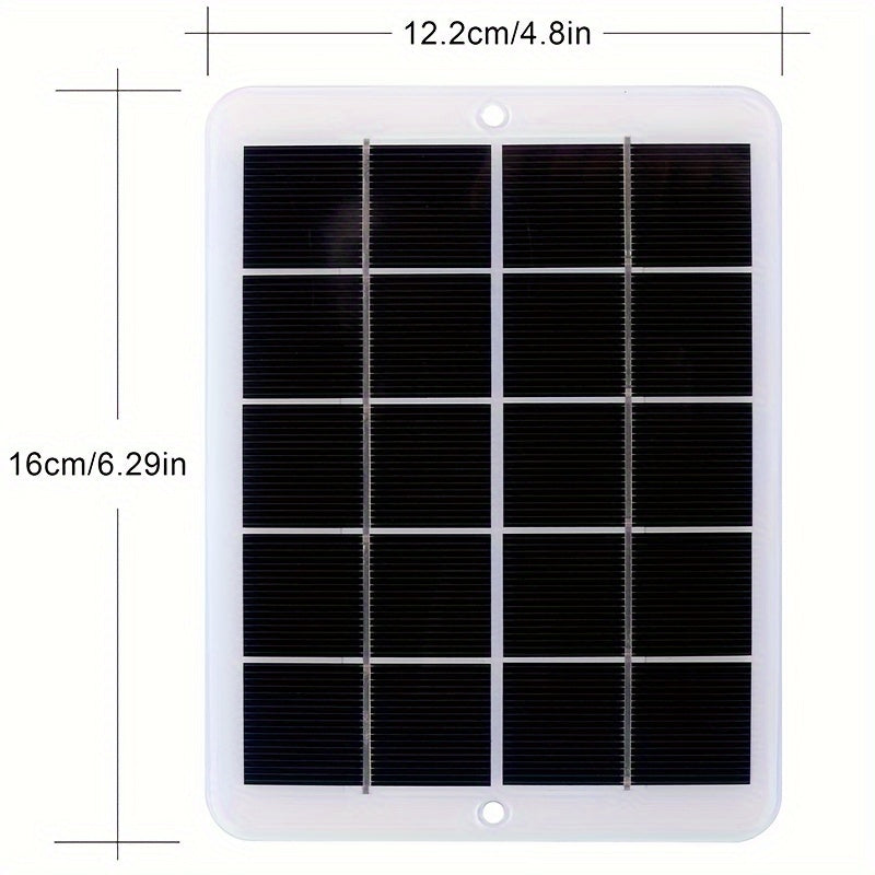 Portable Monocrystalline Solar Charger with USB - TJR6Q3Y