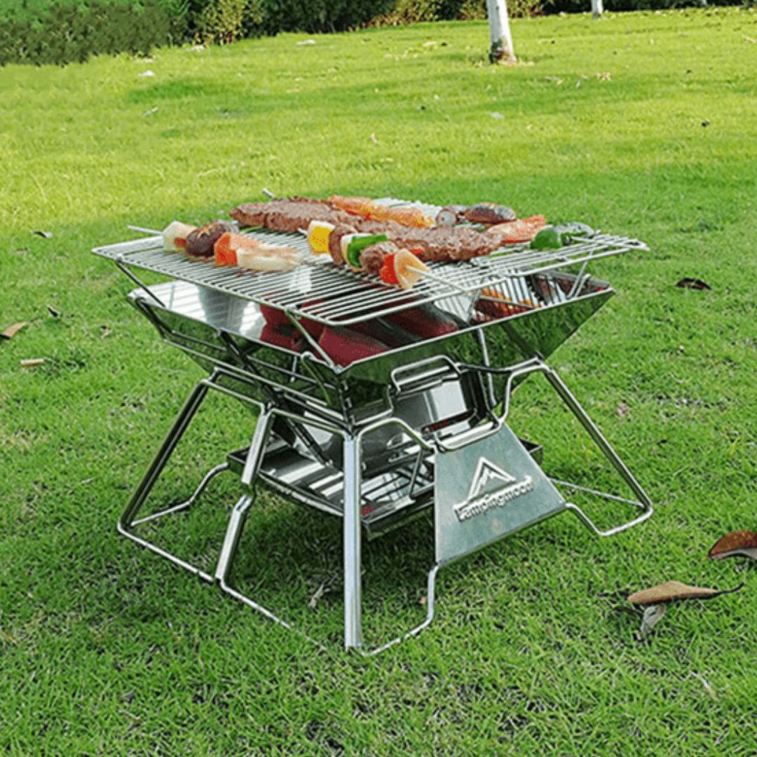 Campingmoon MT-2 Foldable Barbeque BBQ Grill - Medium