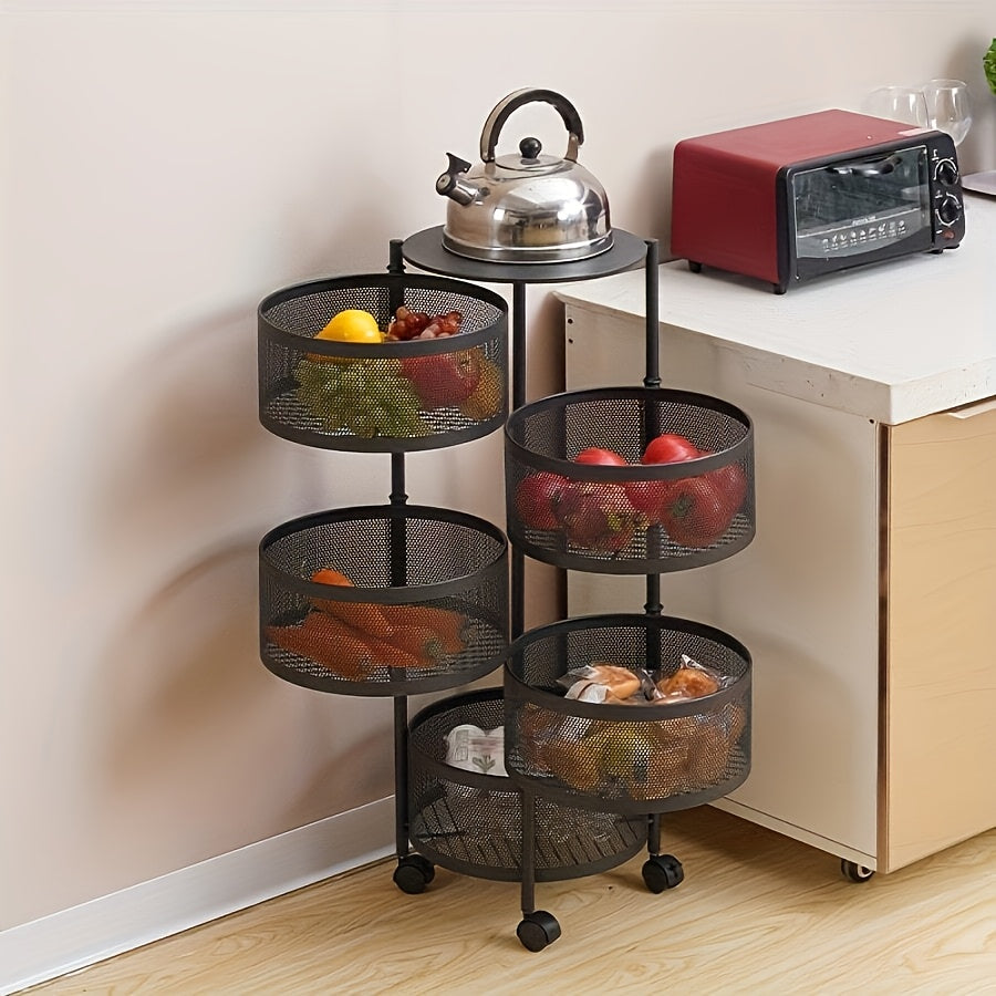 Rotating Multi-Tiered Storage Rack- HMT15SR