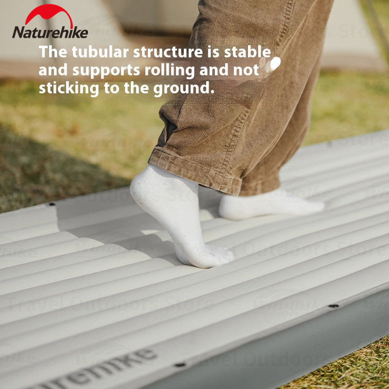 Naturehike Inflatable Cushion Series Inflatable Mat Splicing Sleeping Pad 2 Different Style Camping TPU Thickened 9.5cm Outdoor Bed Air Mattress