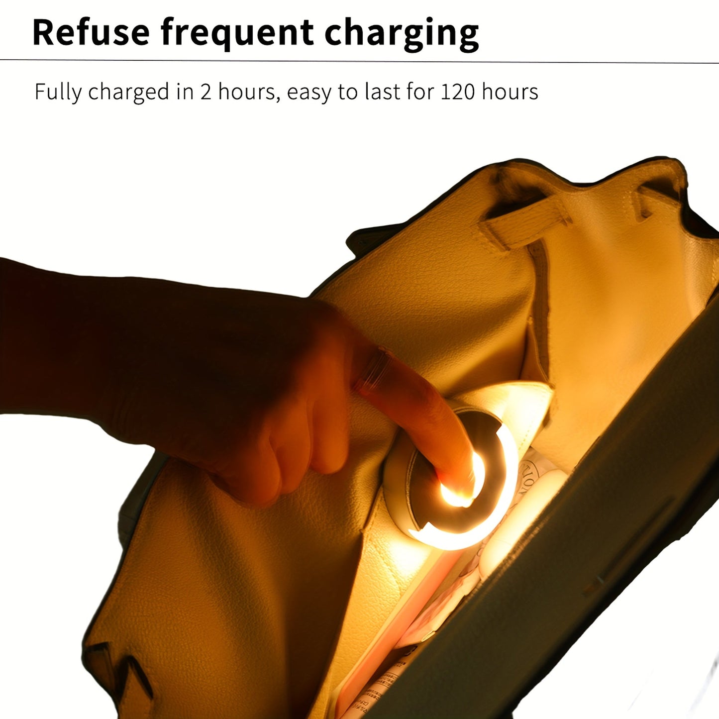 Portable LED Bag Light with Hook-B48J