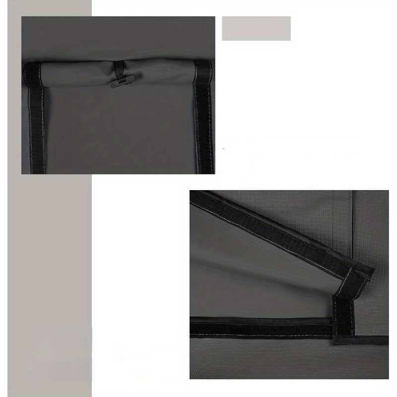 Black Waterproof Outdoor TV Cover-6Z8O