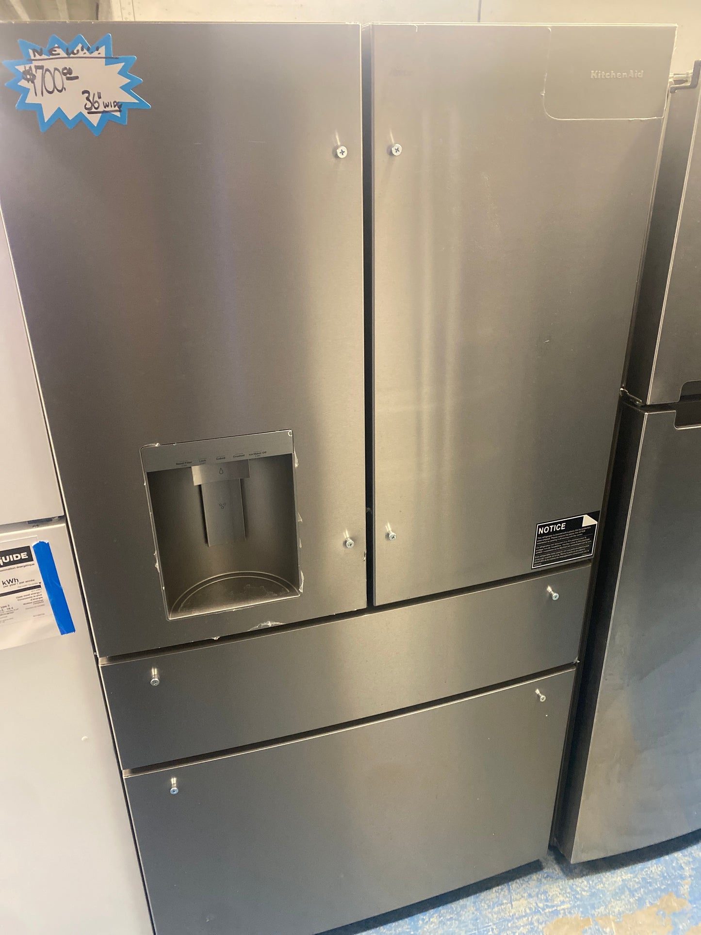 New!!!Kitchenaid 30 cu. ft. French-door Stainless Steel Refrigerator