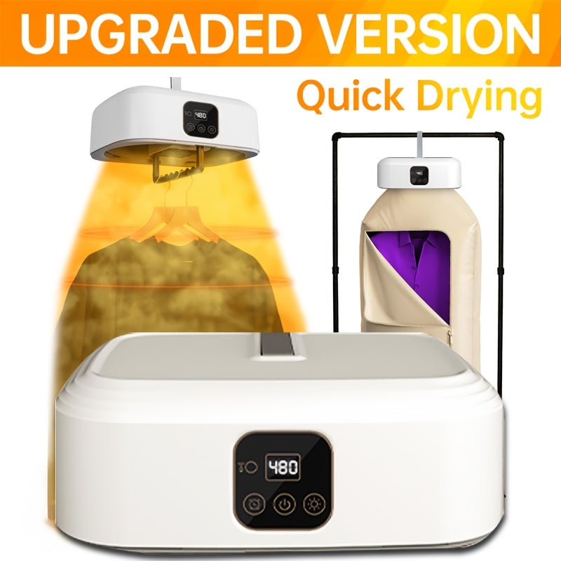 Portable Plug-In Clothes Dryer, Foldable Design TJR5M8P