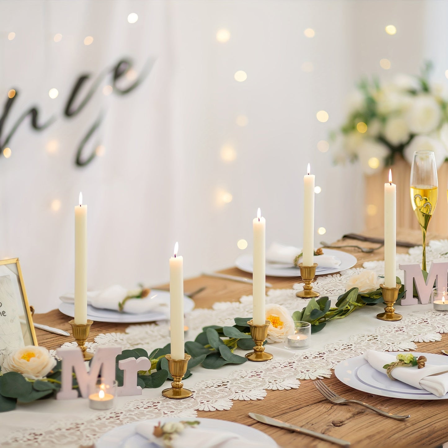 Elegant Brass Candlestick Holders - VSC0