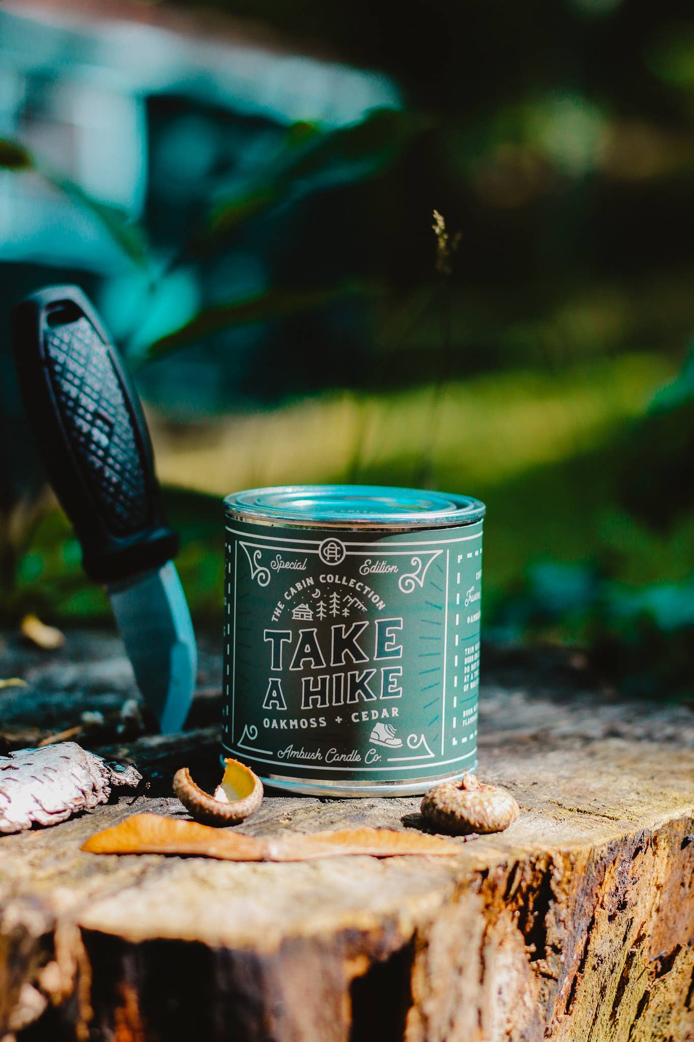 Ambush Candle Co. - Take A Hike | Oakmoss + Cedar 8oz Soy Candle