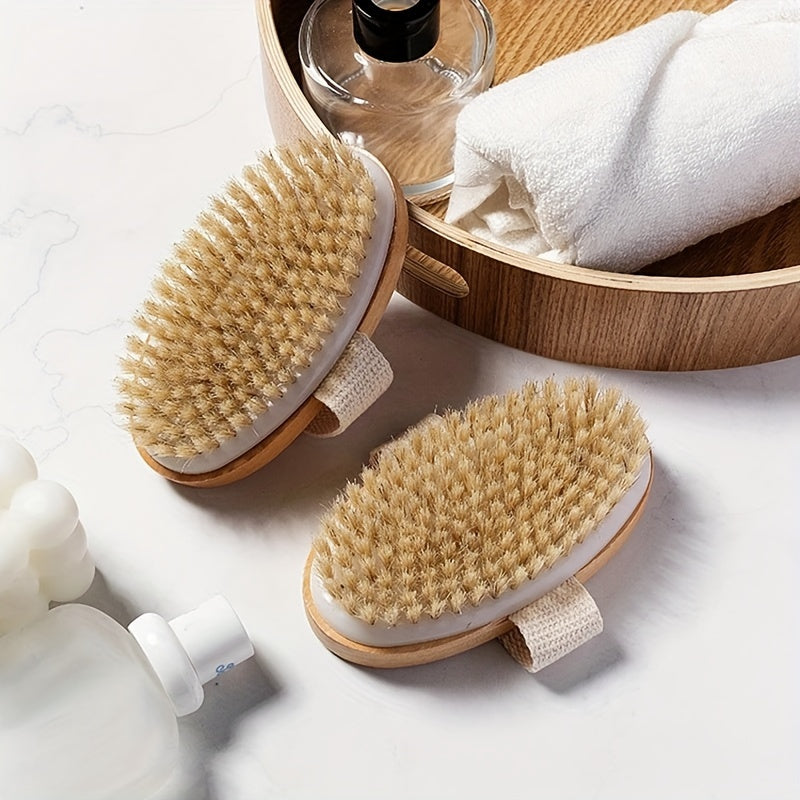 High-Quality Natural Bristle Body Brush - G9JB