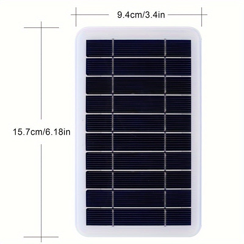 Portable Monocrystalline Solar Charger with USB - TJR6Q3Y