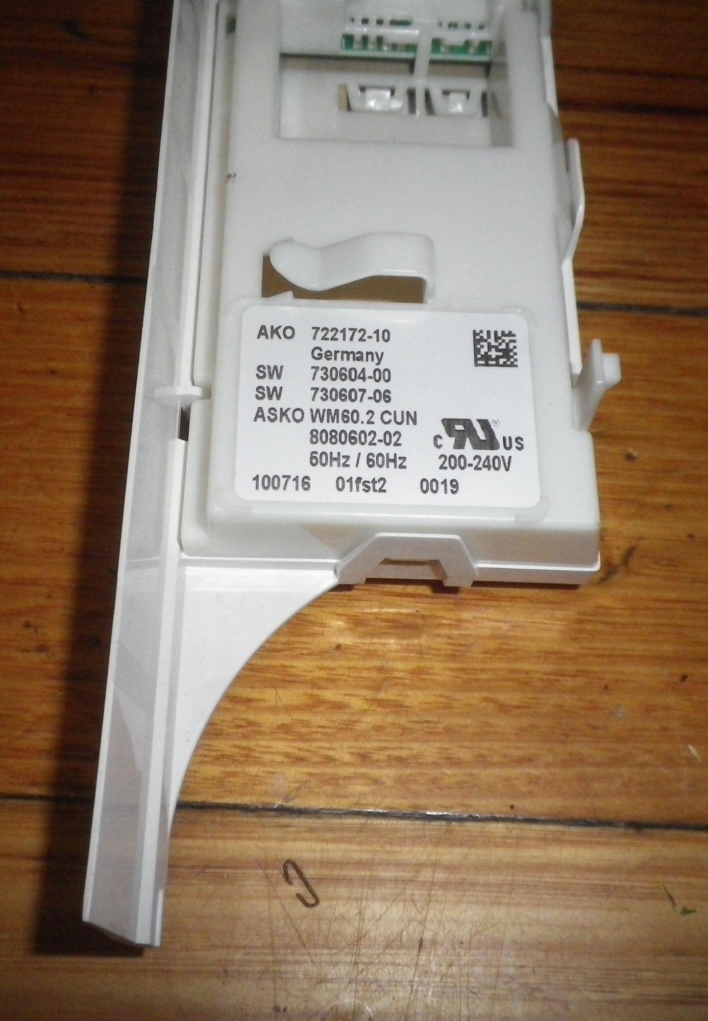 Asko WM60.2 Washing Machine Electronic Control PCB - Part # 8801468