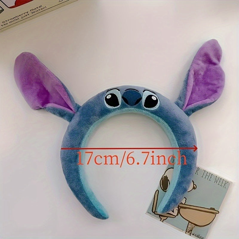 1pc of Stitch, New Plush Fabric Headband, Suitable for Home And Outdoor Use. for Ages 18 And Above.