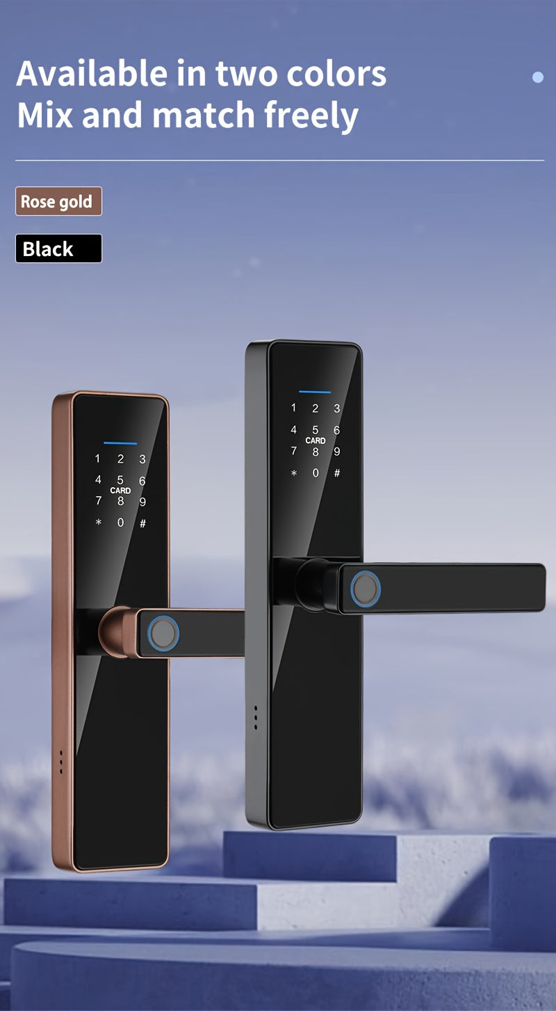 Smart Home Security Fingerprint Door Lock- HMT12M2