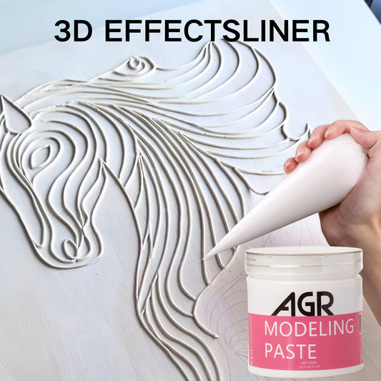 3D Effects Modeling Paste for DIY Crafts & Art Projects TJR9X4V