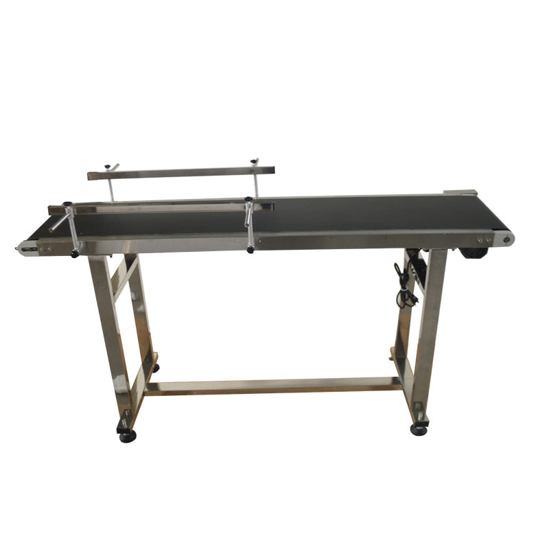 110V 1.5m PVC Conveyor Double Guardrail 30cm