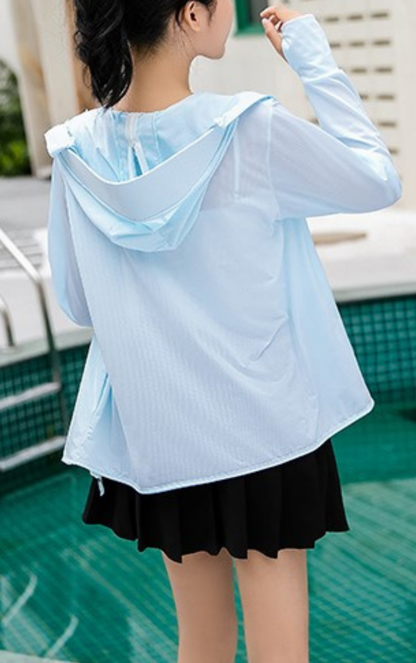 Lightweight Sun Protection with Mesh Mask Jacket #71688