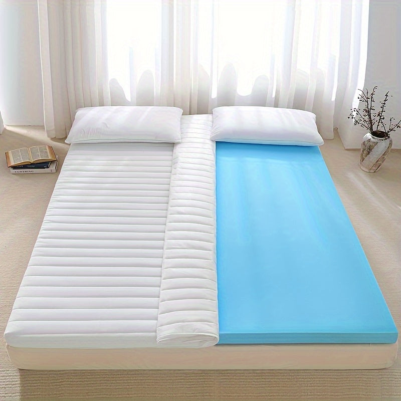 Memory Foam Mattress Topper Set with Cover - 7JG0